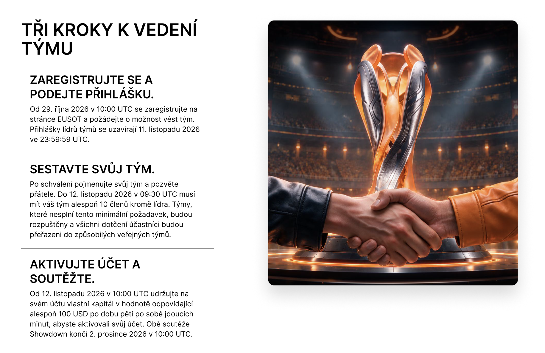 Tři kroky k vedení týmu. Zdroj: bybit.eu